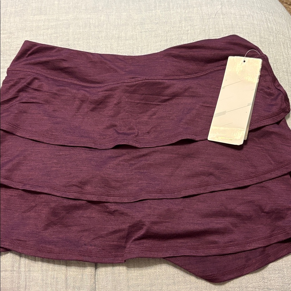 Head Blackberry Wine Scallop Skort